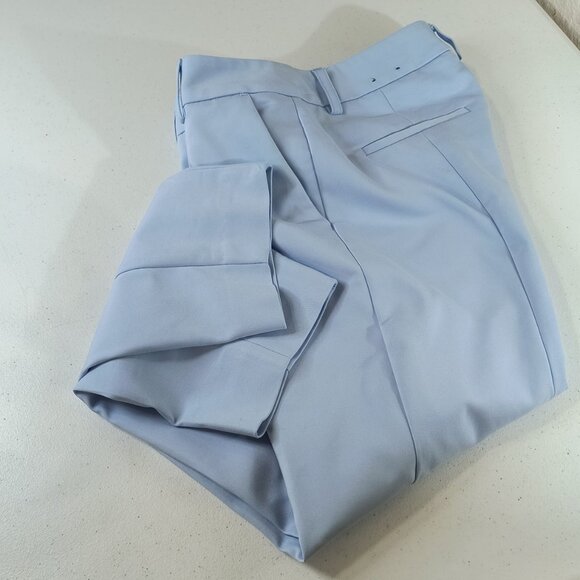 Express Columnist Ankle Low Rise Size 00 Short Light Blue Stretch Pants - Picture 3 of 9